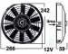 Vapaatuuletin 12V imevä 230 mm