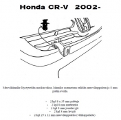 Lisävalojen Kiinnikesarja Honda CR-V 2/02-06 54008