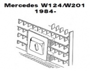 Lisävalojen Kiinnikesarja Mercedes W124/W201 54513