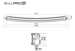 Led-työvalopaneeli Bullpro 300W 300446