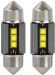 LED-sukkulapolttimo CANBUS 31 mm – 3 SMD, valkoinen 12/24 V