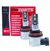 Led-ajovalopolttimo H8 H9 H11 2 kpl