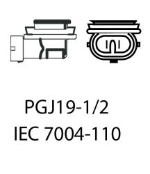 Led-ajovalopolttimo H8 H9 H11 2 kpl