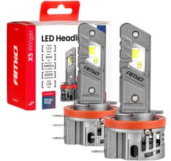 H15 LED-polttimot X5 WINGER – 49W / 4400 lm / 6000K CANBUS