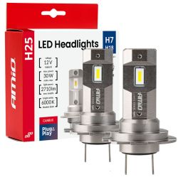 Led-poltin H7 CANBUS 2 kpl H25