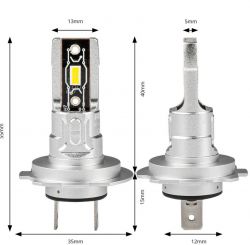 Led-ajovalopolttimo H7 2 kpl 