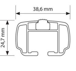 Kattoteline BMW X3