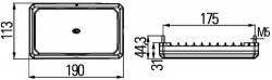 Hella Flat Beam LED -työvalo