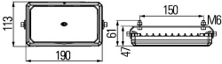 Hella Flat Beam LED -työvalo