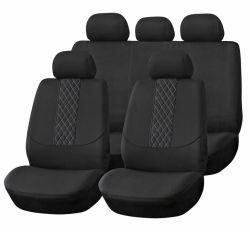 Universaali auton istuinsuojasarja – Musta (9-osainen) SC02