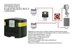 Kaksoisakkurele 12V/24V 1100-0445