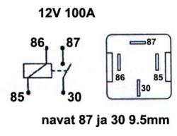 Kytkentärele 12V 1100-0483