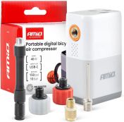 Akkukäyttöinen minikompressori polkupyörälle 150 PSI – USB-C