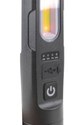 Ladattava LED-työvalo magneetilla ja puristimella – 4000 mAh