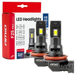 Led-poltin H11 H9 H8 PRO FULL CANBUS 12/24V 2 KPL
