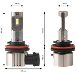 Led-poltin H11 CANBUS 2 kpl H25 