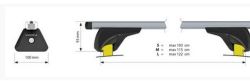 Kattotelineet Toyota Rav4 XA60 2026-