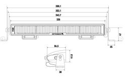 OPTIBEAM PURE 335 led-lisävalopaneeli