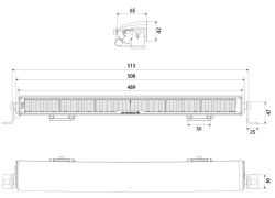 OPTIBEAM PURE 506 led-lisävalopaneeli