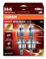 Osram Night Breaker +220% halogeeni polttimo H4 60/55W 12V HCB2
