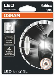 Osram LEDriving SL 12V C5W polttimo 36 MM VALK 1KPL