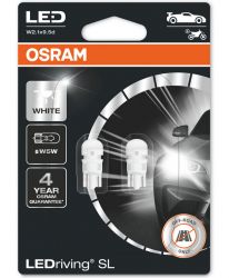 Osram LEDriving SL W5W polttimo valk 2KPL