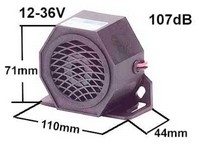 Peruutushälytin 12-36V 4575