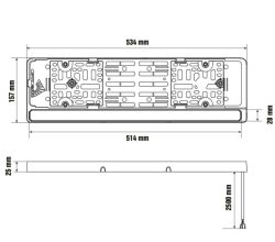 Optibeam peruutusvalo E-bar