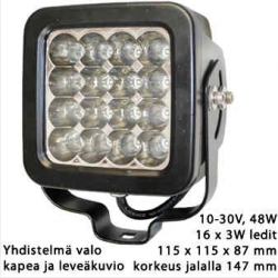 Led-työvalo 10-30V 48W PL-616-LED