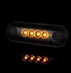 Led-äärivalo keltainen GRAPHITE SLIM