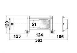 Vinssi Rock 1589 kg 12V IP 67