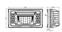 SCANIA LED-KAUKOVALO 90W / 7650LM / REF. 37,5