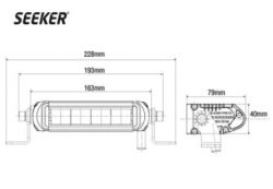 SEEKER Ultima 10 led kaukovalo