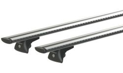 Taakkatelineet integroituihin kattokaiteisiin alu Silenzio L 127 cm