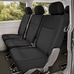 VW Transporter bussi T6 istuinsuojat 1+1+1 2015- toinen rivi