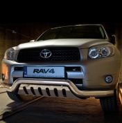 Eu-valoteline alleajosuojalla matala Toyota Rav4 06-10