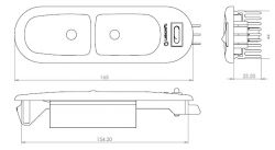 Led sisävalo Vanlite Opel, Renault, Nissan ohjaamo