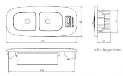 Led sisävalo Vanlite Mb Vito 2016-