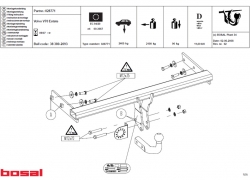 Vetokoukku Volvo V70 07-