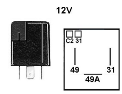 Vilkkurele 12V 1100-0467