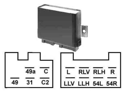 Vilkkurele 24V 1100-0592