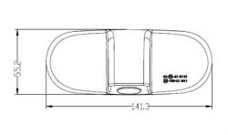 Jarruvalokamera Vivaro 2001-2014, Renault Trafic 2001-2014, Opel Combo 2001-2011 