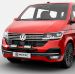 VW T6.1 pieni valoteline 2020- musta