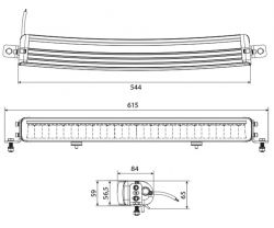 Lisävalo W-LIGHT Comber II framless