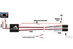 Kytkentäsarja  2 x 4-nap. Deutsch DT WK045