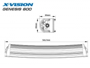 X-vision Genesis 600 led-kaukovalo 120W